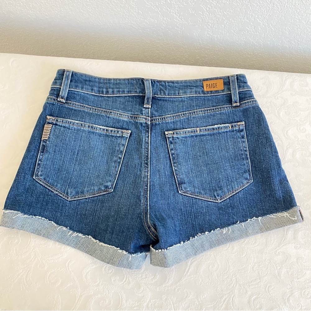 Paige Jimmy jimmy Blue Denim Shorts